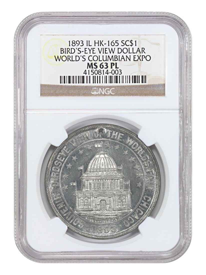 SC$1 NGC MS63PL (HK-165) So-Called Dollar 1892-1893: SC$1 NGC MS63PL (HK-165) So-Called Dollar 1892-1893 NGC MS63PL (HK-165) So-Called Dollar 1892-1893 is a highly detailed and accurate representation of a 1892-1893 So-Called Dollar. This uncirculated c