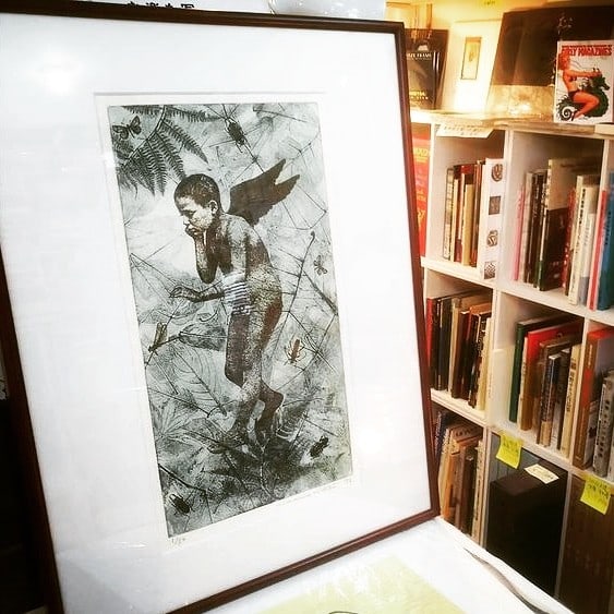 Hiroko Mori Original Etching Boy with Wings Signed Framed Japanese Print: Hiroko Mori Original Etching Boy with Wings Signed Framed Japanese Print Item Specifics: Artist: Hiroko Mori Subject: Japanese Print Material: Paper Style: Japanese Product Disclaimer: Please review t