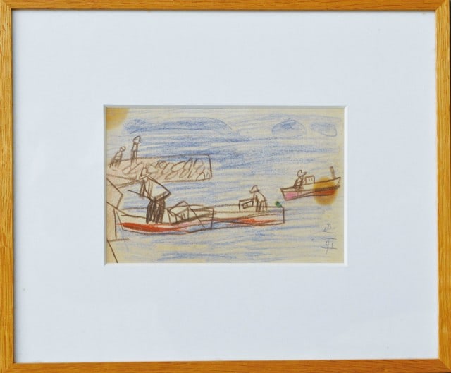 Japanese Modern Woodblock Print by Shohei Matsuda Framed Art Iwaijima Dock: Japanese Modern Woodblock Print by Shohei Matsuda Framed Art Iwaijima Dock Item Specifics: Artist: Shohei Matsuda Subject: Iwaijima Dock Harbor Material: Paper Wood Frame Style: Japanese Year Of Produ