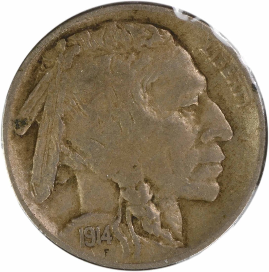 Buffalo Nickel S/ 1914-S RPM1 EF Uncertified (1 of 2)