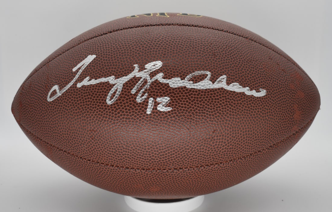 Terry Bradshaw HOF Signed/ Autographed Wilson NFL Football Steelers PSA/ DNA 12307: Terry Bradshaw HOF Signed/ Autographed Wilson NFL Football Steelers PSA/ DNA 12307 Item Specifics: Original/Reprint: Original Product: Photo Sport: Football Product Disclaimer: Not affiliated with any