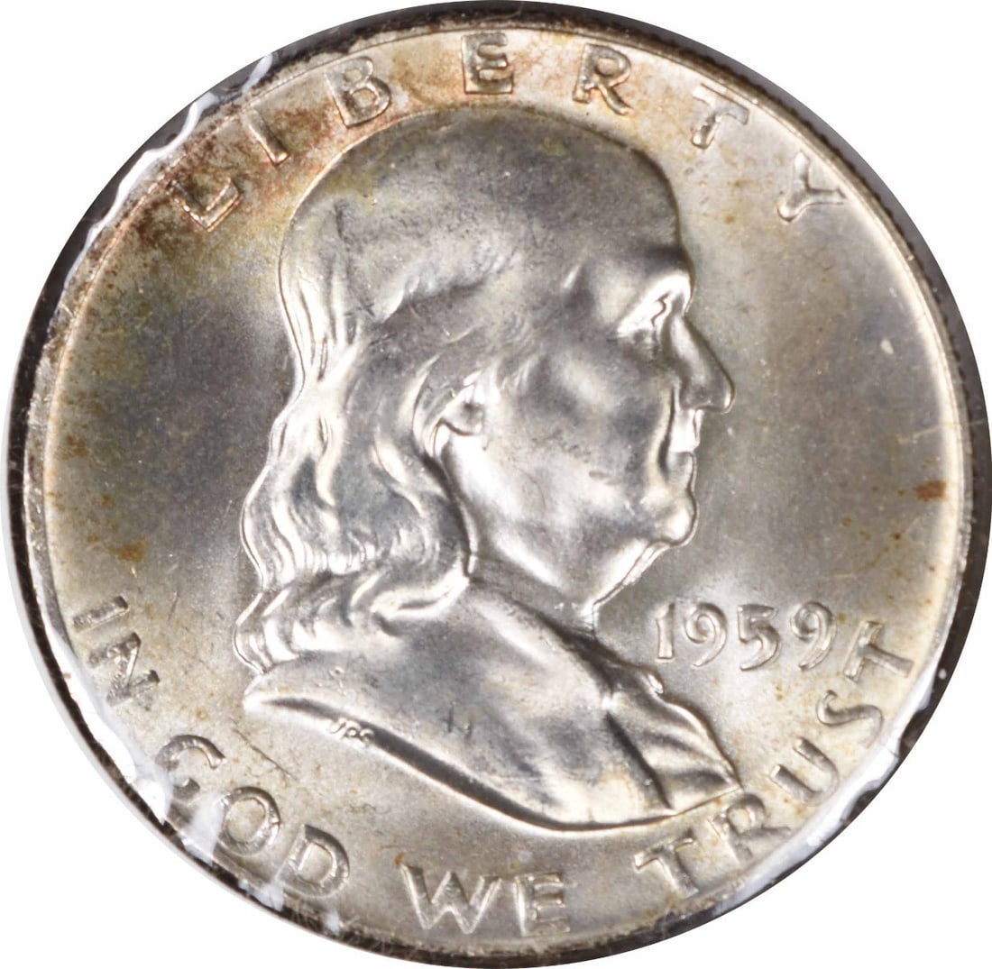 Bugs Bunny 1959 Franklin Silver Half Dollar FS-402 Choice BU+ Uncertified: Bugs Bunny 1959 Franklin Silver Half Dollar FS-402 Choice BU+ Uncertified This 1959 Franklin Silver Half Dollar is a Choice BU+ Uncertified coin, featuring the iconic Bugs Bunny design. Made from silv