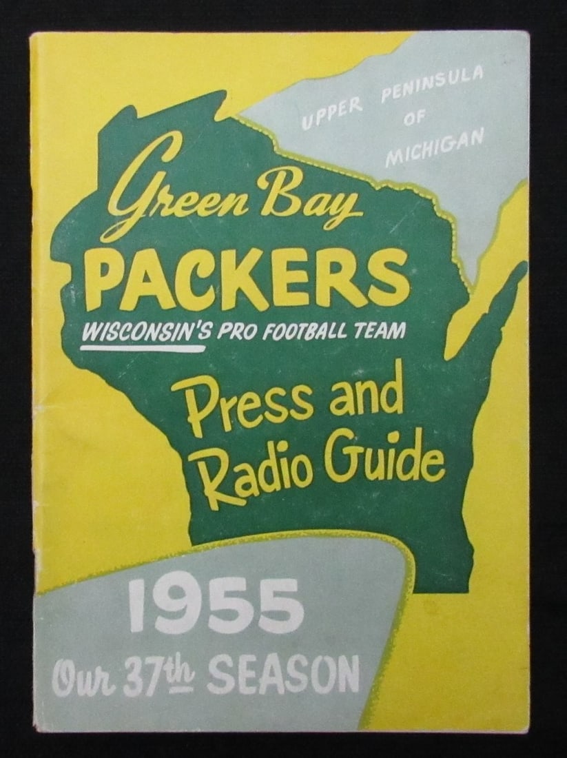 Press Media Guide Packers Green Bay Vintage 1955 (1 of 5)