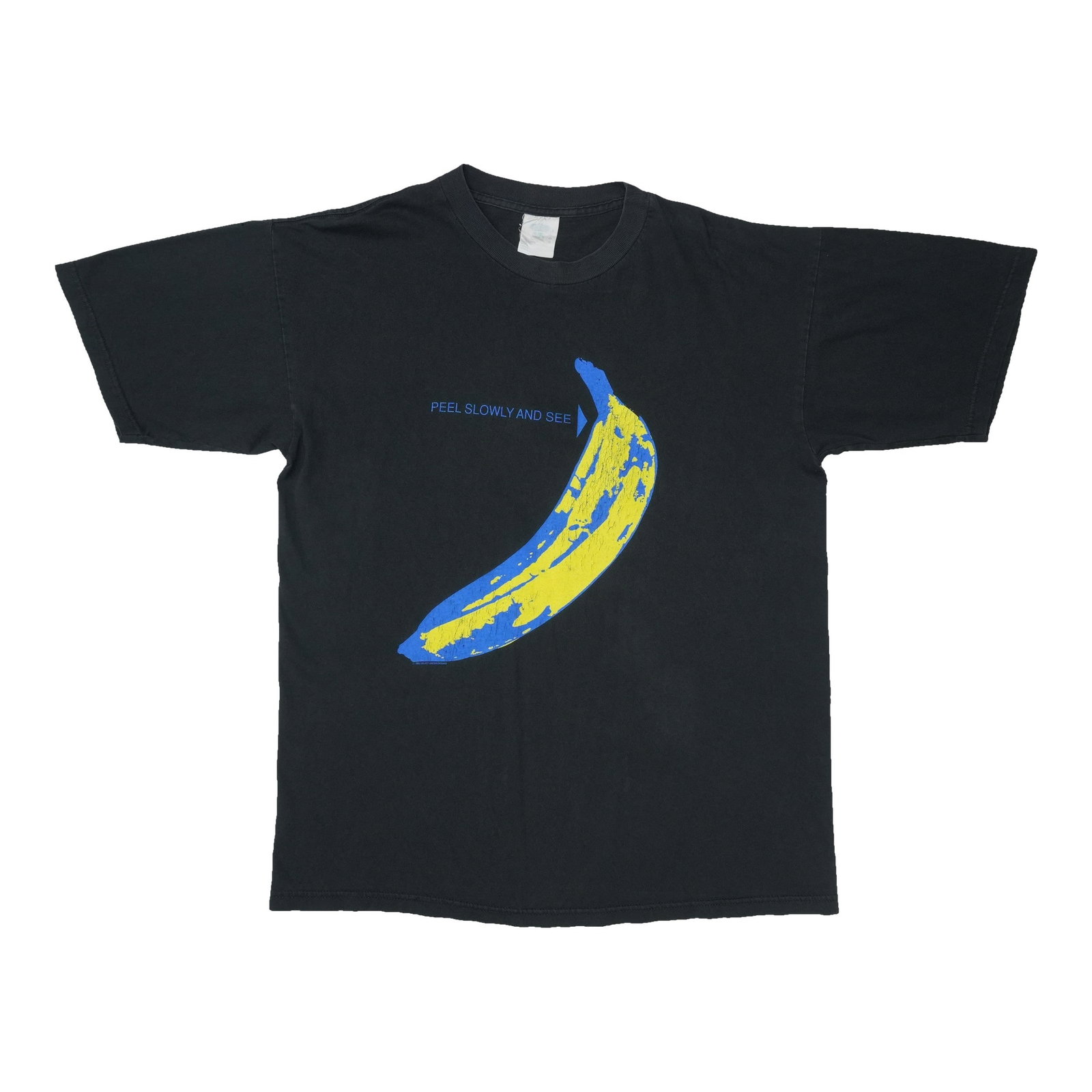 Velvet Underground Banana Shirt: Velvet Underground Banana Shirt The Velvet Underground Banana Shirt is a unique and iconic piece from the 1960s, featuring a striking banana print on a black background. A true relic of the era's expe