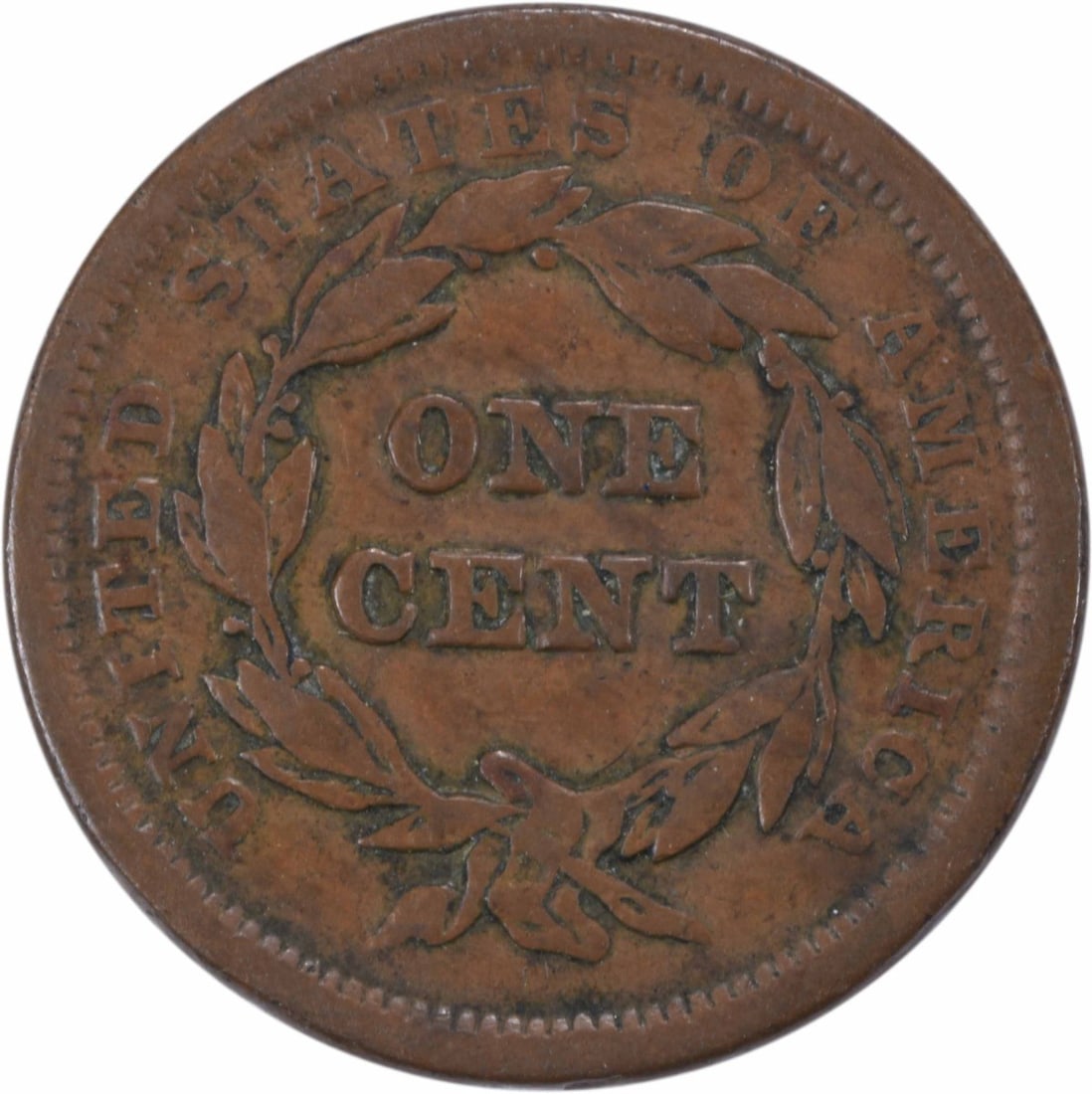 Uncertified Large Cent 1841 - 2