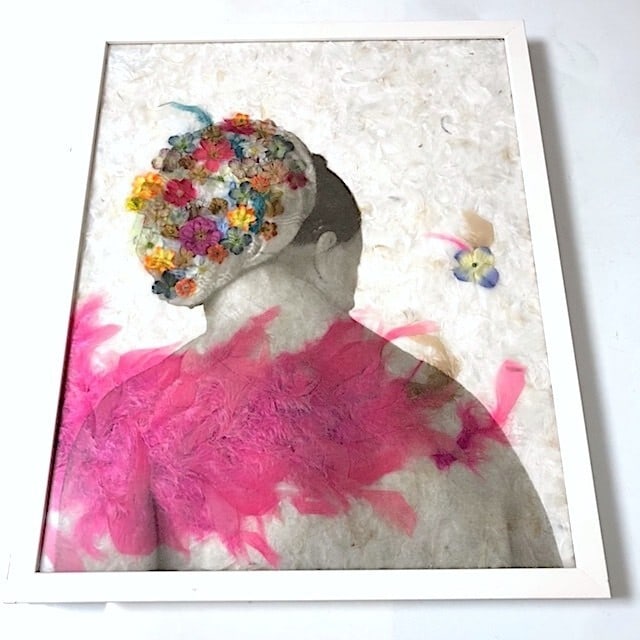 Mixed media canvas framed original painting unique work by Daniel Gastaud Ingres: Mixed media canvas framed original painting unique work by Daniel Gastaud Ingres Item Specifics: Artist: Daniel Gastaud Signed By: Daniel Gastaud Size: Large Signed: Yes Material: Acrylic Canvas Feath