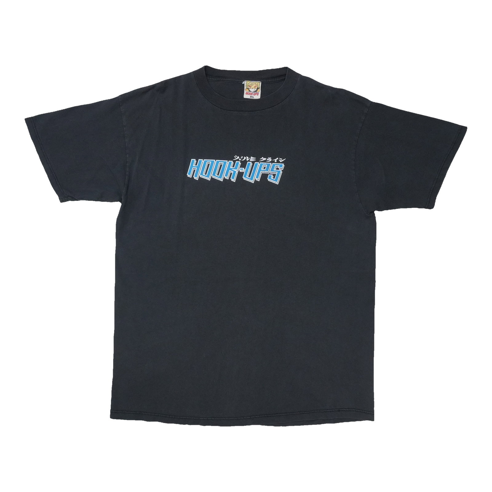Hook-Ups Skateboards Shirt of 1990s: Hook-Ups Skateboards Shirt of 1990s Authentic 1990s Hook-Ups Skateboards Shirt. This vintage shirt is a nostalgic piece for skateboarding enthusiasts, featuring the iconic Hook-Ups brand. With its ret