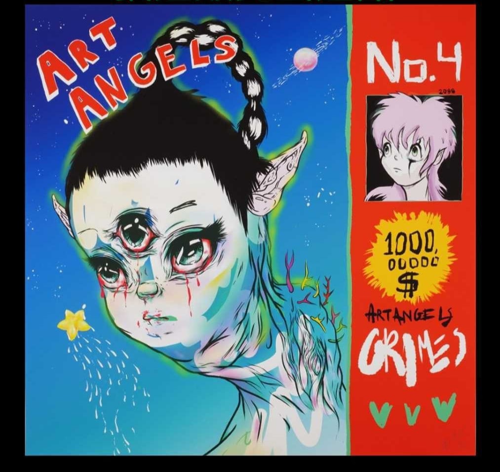 Grimes Art Angels Signed Limited 8 Print GR8 Exclusive Pop Art 2015: Grimes Art Angels Signed Limited 8 Print GR8 Exclusive Pop Art 2015 Item Specifics: Artist: Grimes Unit Of Sale: Single Piece Signed By: Grimes Image Orientation: Portrait Size: Large Signed: Yes Mate