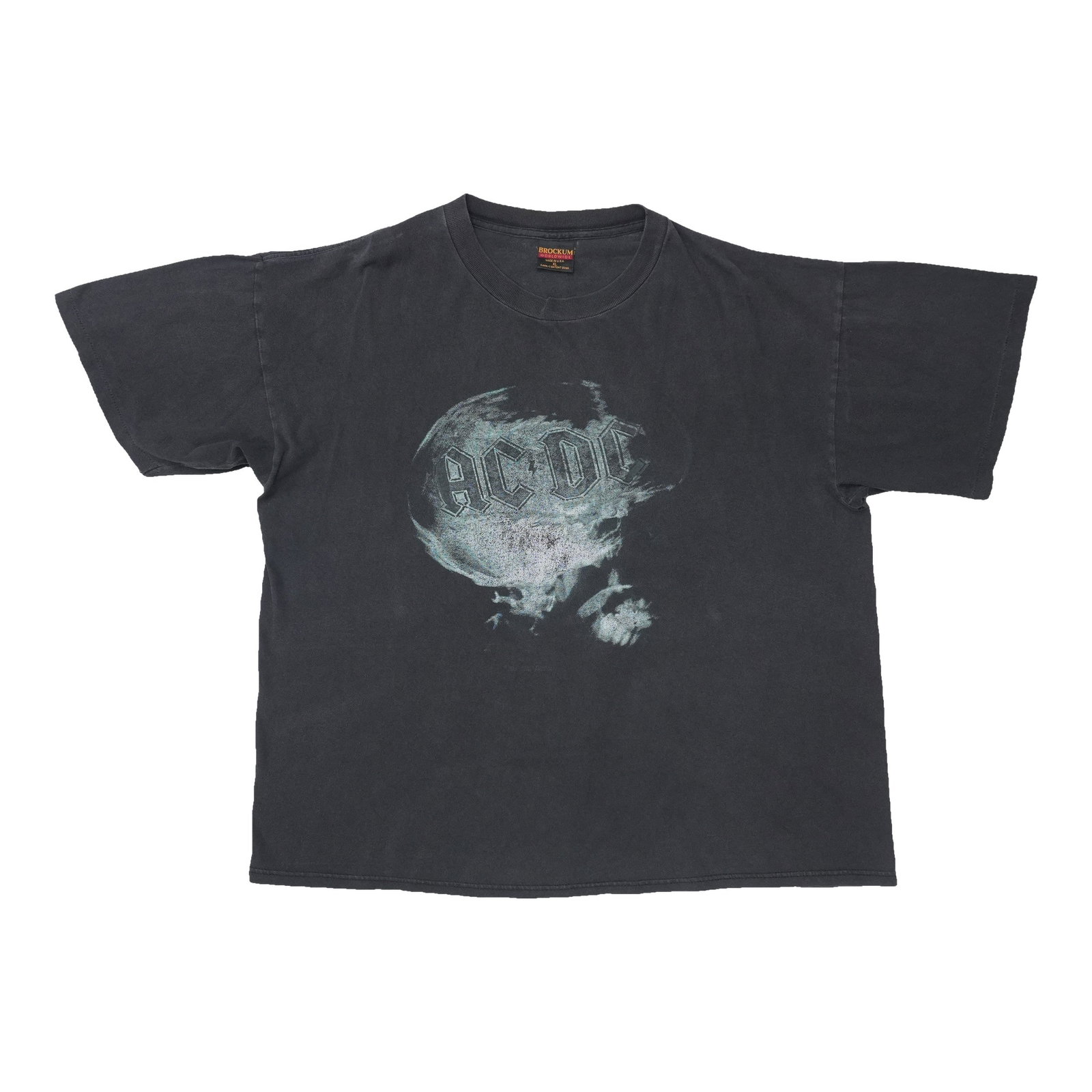 ACDC On 1994 Brain Shirt: ACDC On 1994 Brain Shirt This iconic 1994 ACDC Brain Shirt is a must-have for any true fan of the band. Featuring the unmistakable band logo on the front, this vintage tee is a rare find for collector