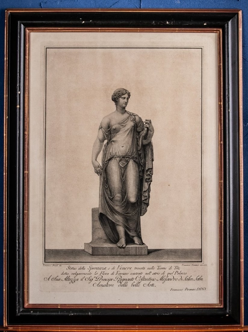 Francesco Piranesi Farnese Flora etching antique old master framed: Francesco Piranesi Farnese Flora etching antique old master framed Item Specifics: Artist: Francesco Piranesi Signed By: Francesco Piranesi Signed: Yes Size: Medium Material: Paper Framing: Framed Reg