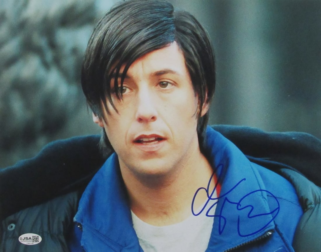 Adam Sandler Little Nicky Signed 11x14 Photo JSA 210105: Adam Sandler Little Nicky Signed 11x14 Photo JSA 210105 Signed 11x14 Photo of Adam Sandler as Little Nicky, bearing a JSA authentication sticker, a unique collectible for fans of the 2000 film. This p