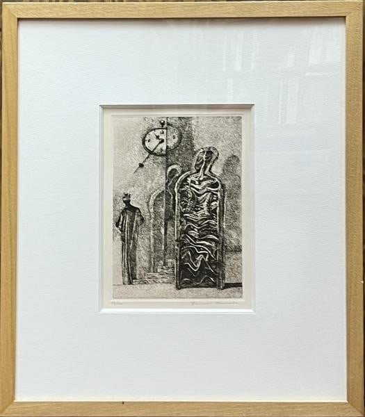 Chimei Hamada Etching Late Years B 1972 Signed Ltd Ed 100 Framed: Chimei Hamada Etching Late Years B 1972 Signed Ltd Ed 100 Framed Item Specifics: Artist: Chimei Hamada Subject: Surrealist Figure Material: Copperplate Etching Style: Japanese Size: 20.6 x 14.7 cm Yea
