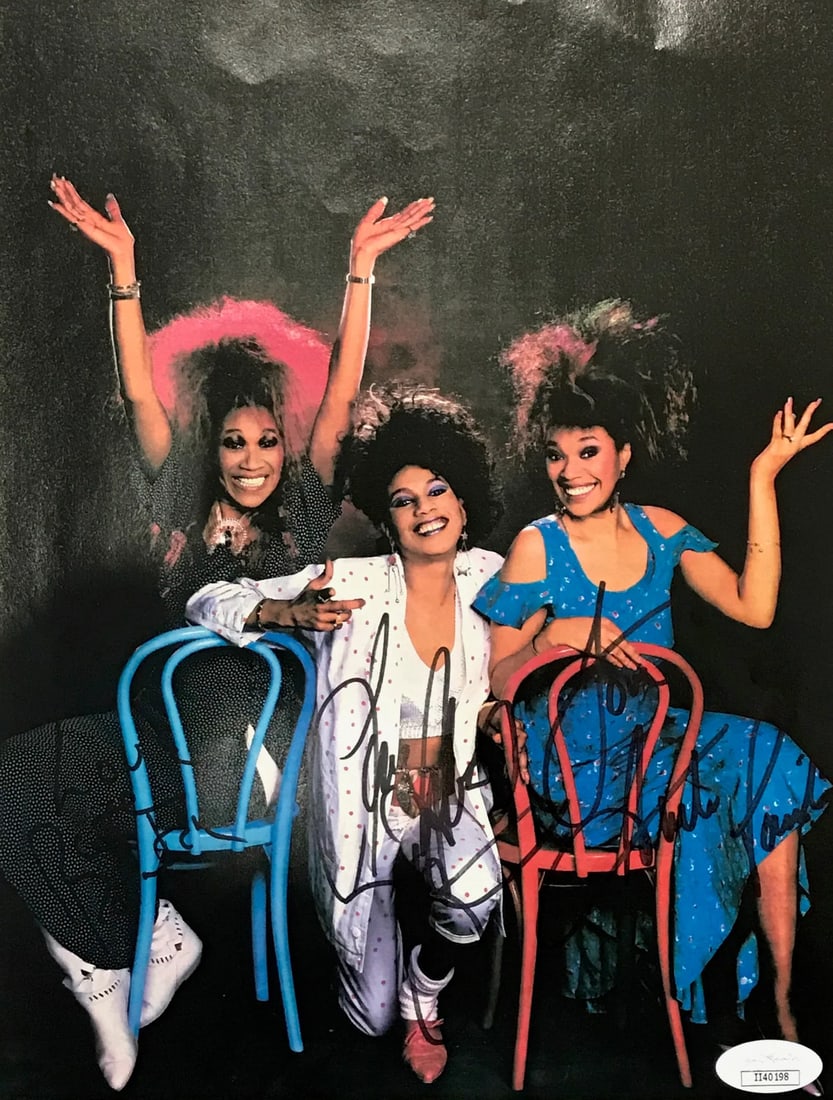 Sisters Pointer Autographed Photo 8x10: Sisters Pointer Autographed Photo 8x10 Item Specifics: Brand: James Spence Authentication (JSA) Pointer Sisters Autographed 8x10 Photo Signed across the front in black sharpie by June Pointer, Anita P