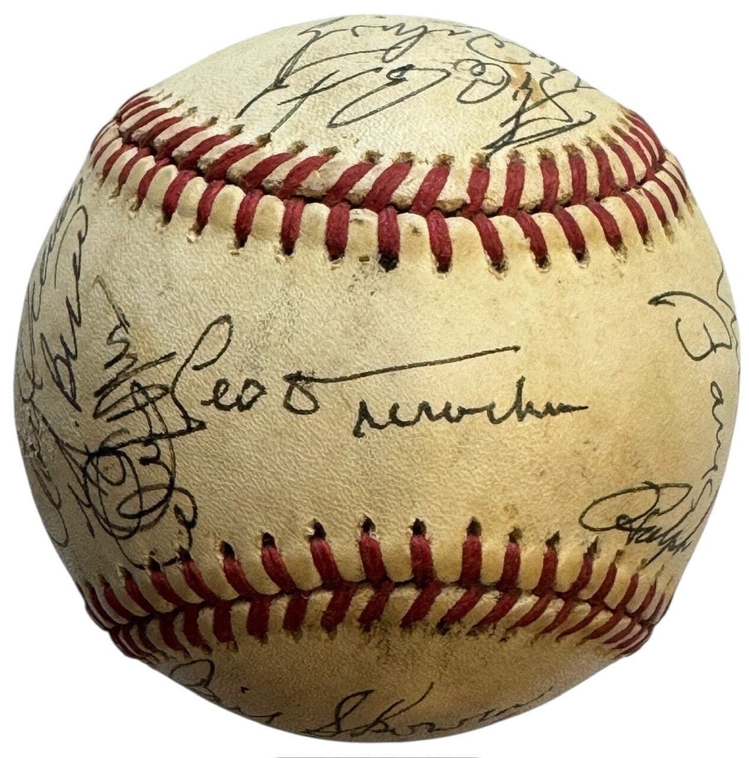 Old Timers Autographed Official National League Baseball (1 of 6)