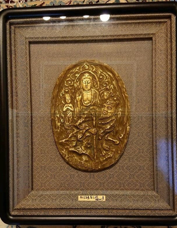 Tsukigata Relief Bronze Signed Framed Buddhist Art Nahiko Japan: Tsukigata Relief Bronze Signed Framed Buddhist Art Nahiko Japan Item Specifics: Unit Of Sale: Single Piece Artist: Nahiko Tsukigata Yue Xing Na Bi Gu Signed By: Nahiko Tsukigata Size: Medium Signed: Y