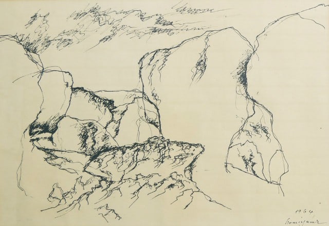 Original Framed Drawing Japanese Modern Art Dessin Kyoji Nomiyama: Original Framed Drawing Japanese Modern Art Dessin Kyoji Nomiyama Item Specifics: Artist: Kyoji Nomiyama Subject: Landscape Material: Paper Pencil or Charcoal Style: Japanese Year Of Production: 2010 