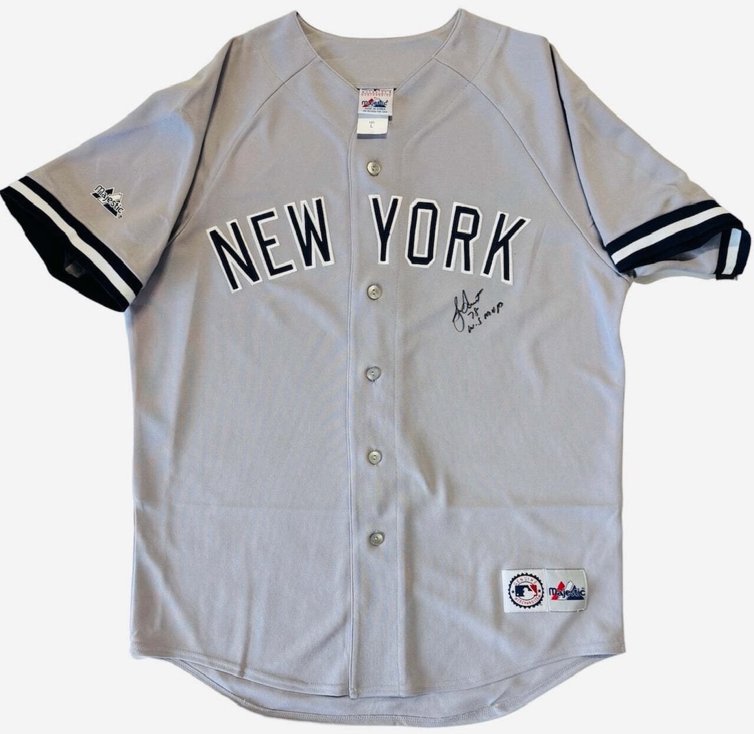 Bucky Dent Autographed Authentic Majestic Jersey: Bucky Dent Autographed Authentic Majestic Jersey Bucky Dent's 1978 World Series MVP jersey is a must-have for any baseball collector, boasting an authentic autograph signed in black sharpie across the