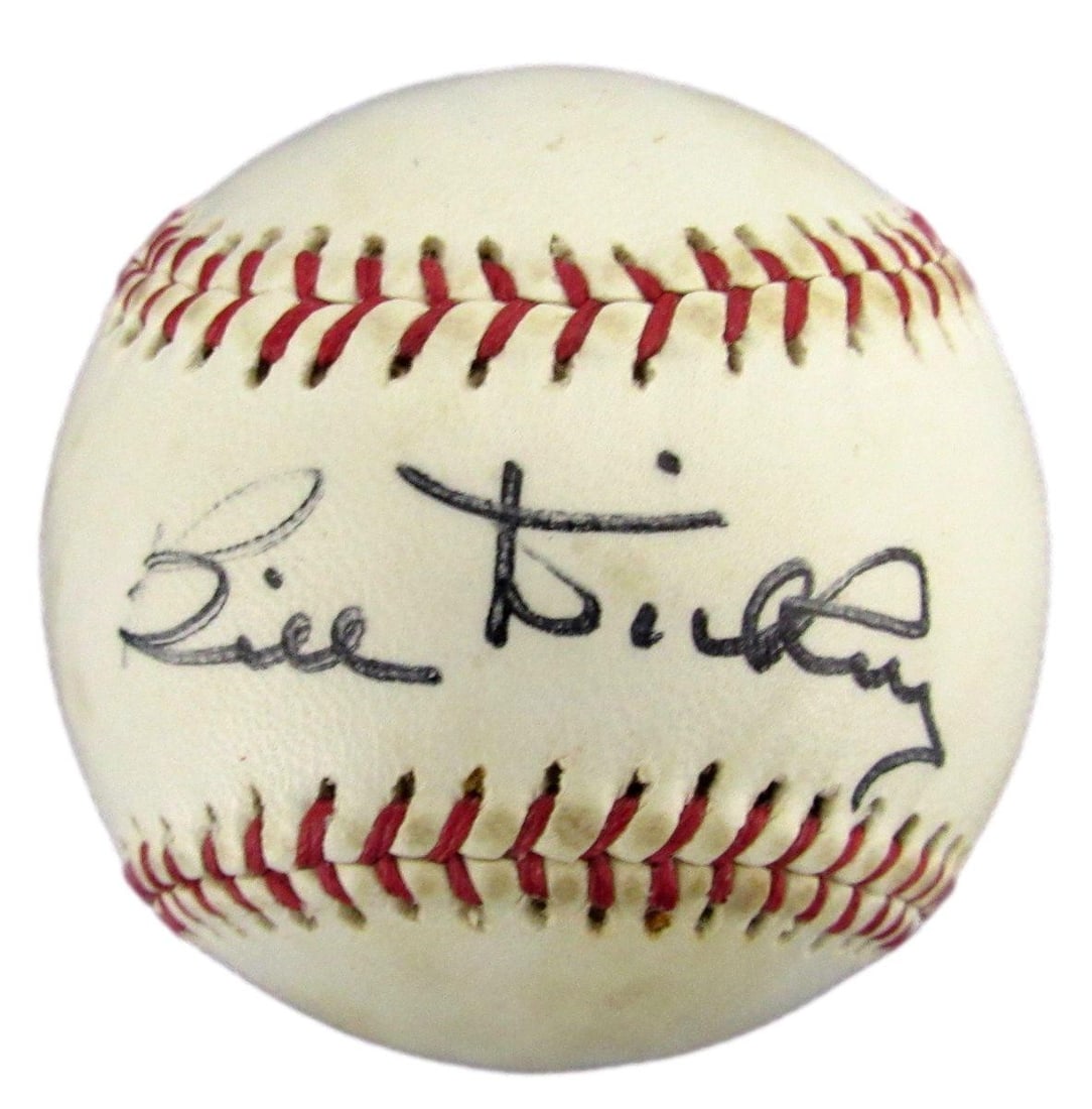 HOF Signed Baseball Official Size Yankees Bill Dickey Wilson Auto 191762 JSA (1 of 4)