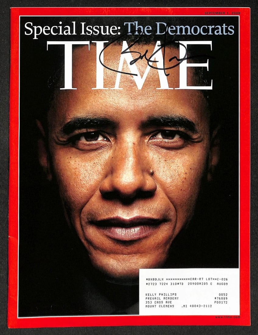 Signed Letter BAS 212076 Barack Obama 2008 Magazine (1 of 6)