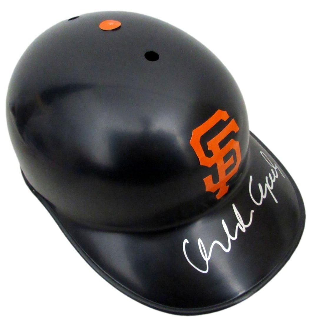 Giants HOF Signed Batting Helmet Full Size Authentic Orlando Cepeda 192842 (1 of 5)