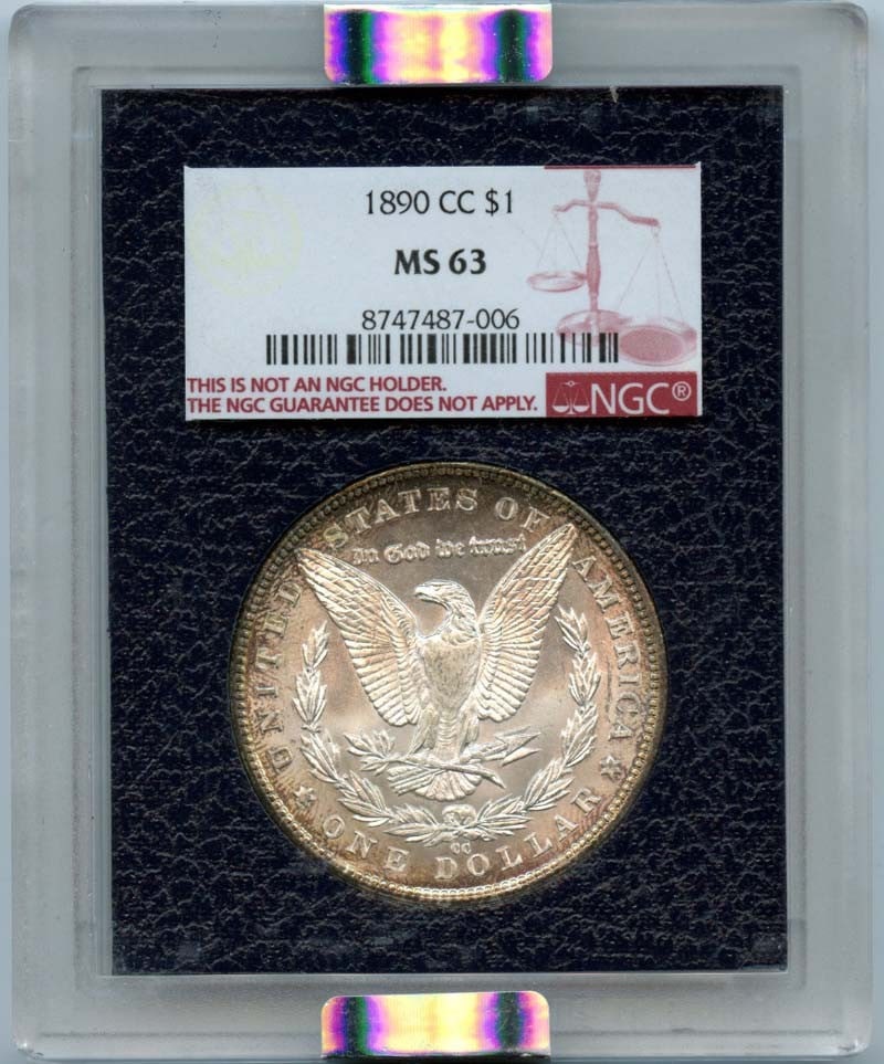 1890-CC $1 Morgan Dollar Paramount Hoard S$1 NGC MS63: 1890-CC $1 Morgan Dollar Paramount Hoard S$1 NGC MS63 The 1890-CC $1 Morgan Dollar Paramount Hoard is a highly detailed and well-certified coin. Graded MS63 by the Numismatic Guaranty Corporation (NGC