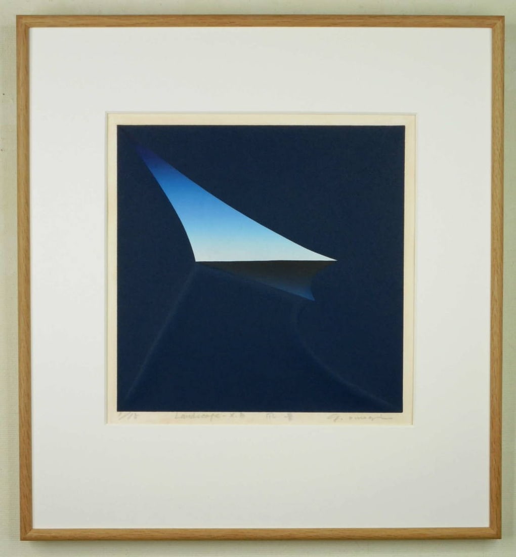 Japanese Art Signed Framed Silkscreen Ed Manabu Onogi Landscape-XB 1973: Japanese Art Signed Framed Silkscreen Ed Manabu Onogi Landscape-XB 1973 Item Specifics: Unit Of Sale: Single Piece Artist: Manabu Onogi Signed By: Manabu Onogi Image Orientation: Portrait Size: Medium