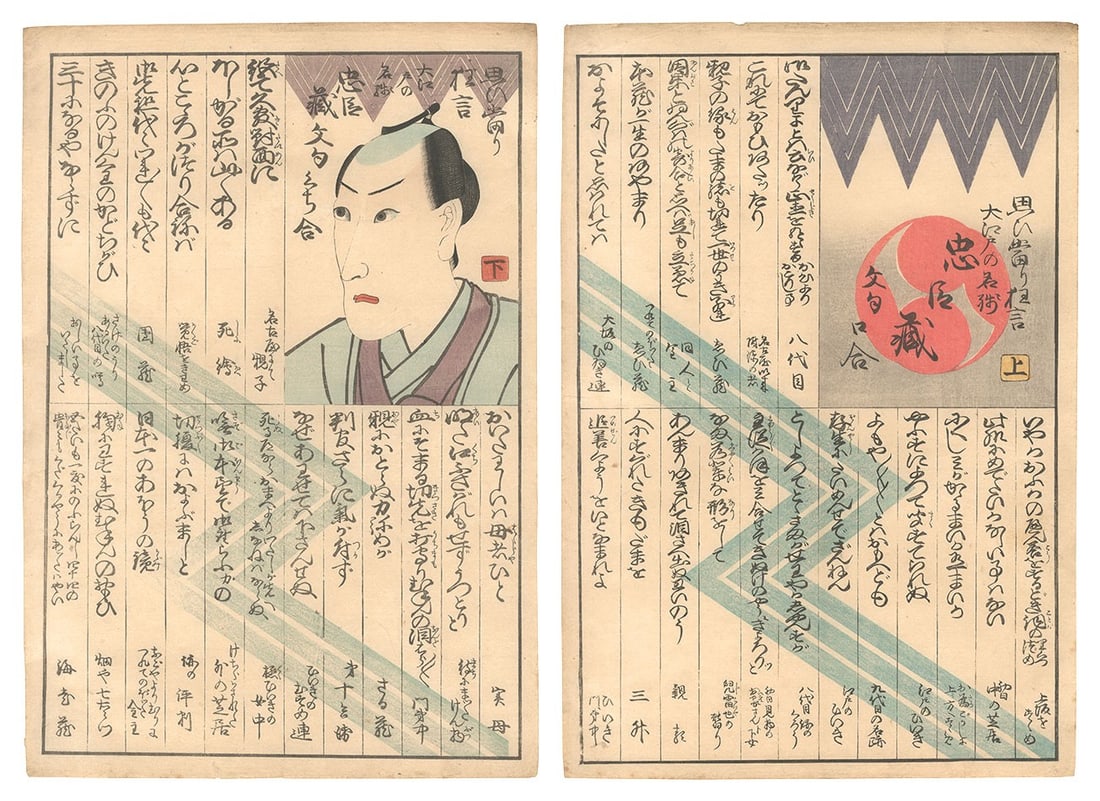 Danjuro VIII Memorial Shini e Woodblock Print 1854: Danjuro VIII Memorial Shini e Woodblock Print 1854 Item Specifics: Artist: Unknown Subject: Kabuki Memorial Chushingura Material: Washi Paper Style: Japanese Year Of Production: 1854 Product Disclaime