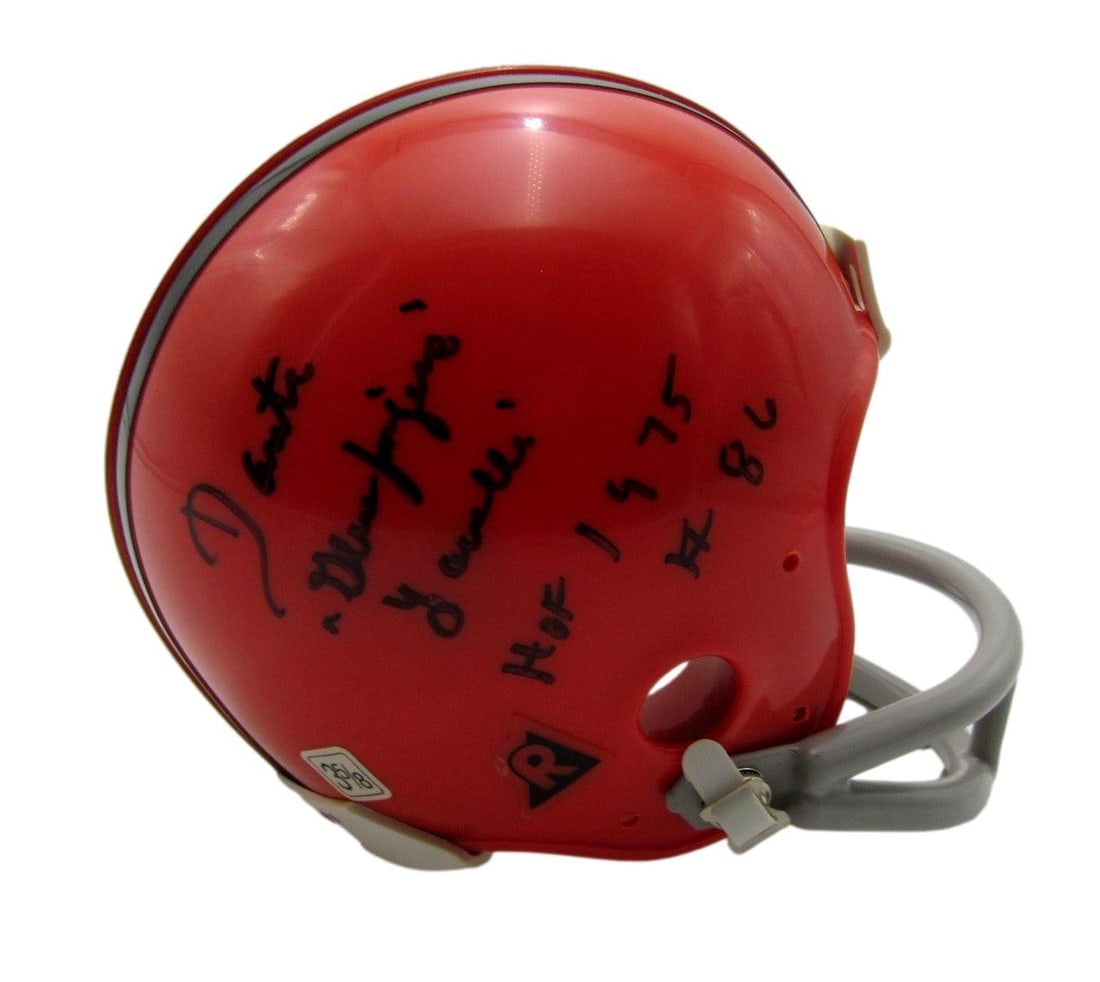 Mini Helmet Signed Auto Mitchell Willis Lavelli HOFers 3 Browns (1 of 5)