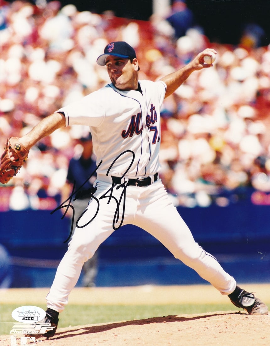 Kenny Rogers Autographed 8x10 Photo New York Mets JSA (1 of 2)