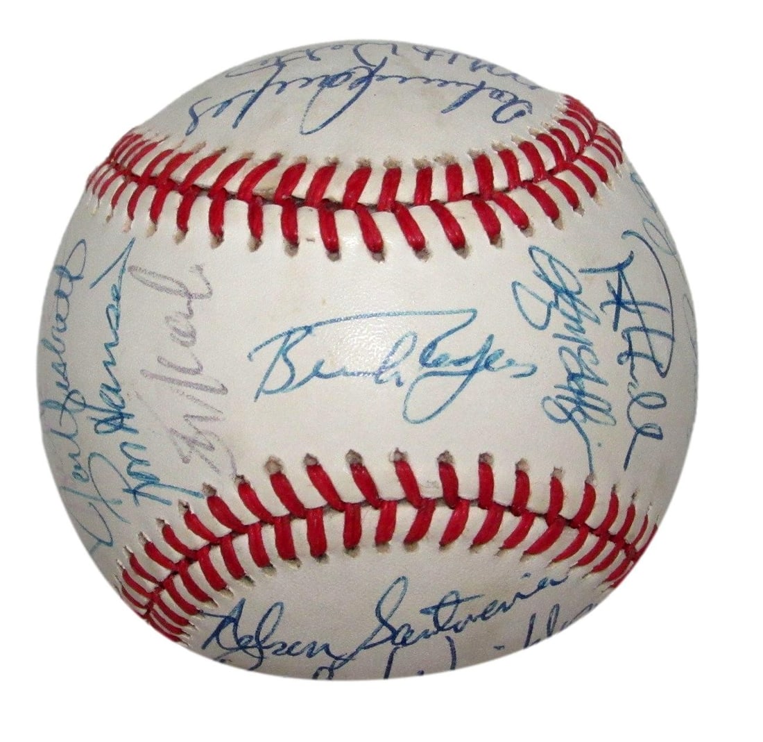 1988 Montreal Expos Team Autographed (23) Vintage ONL Baseball Raines HOF 177610 (1 of 5)