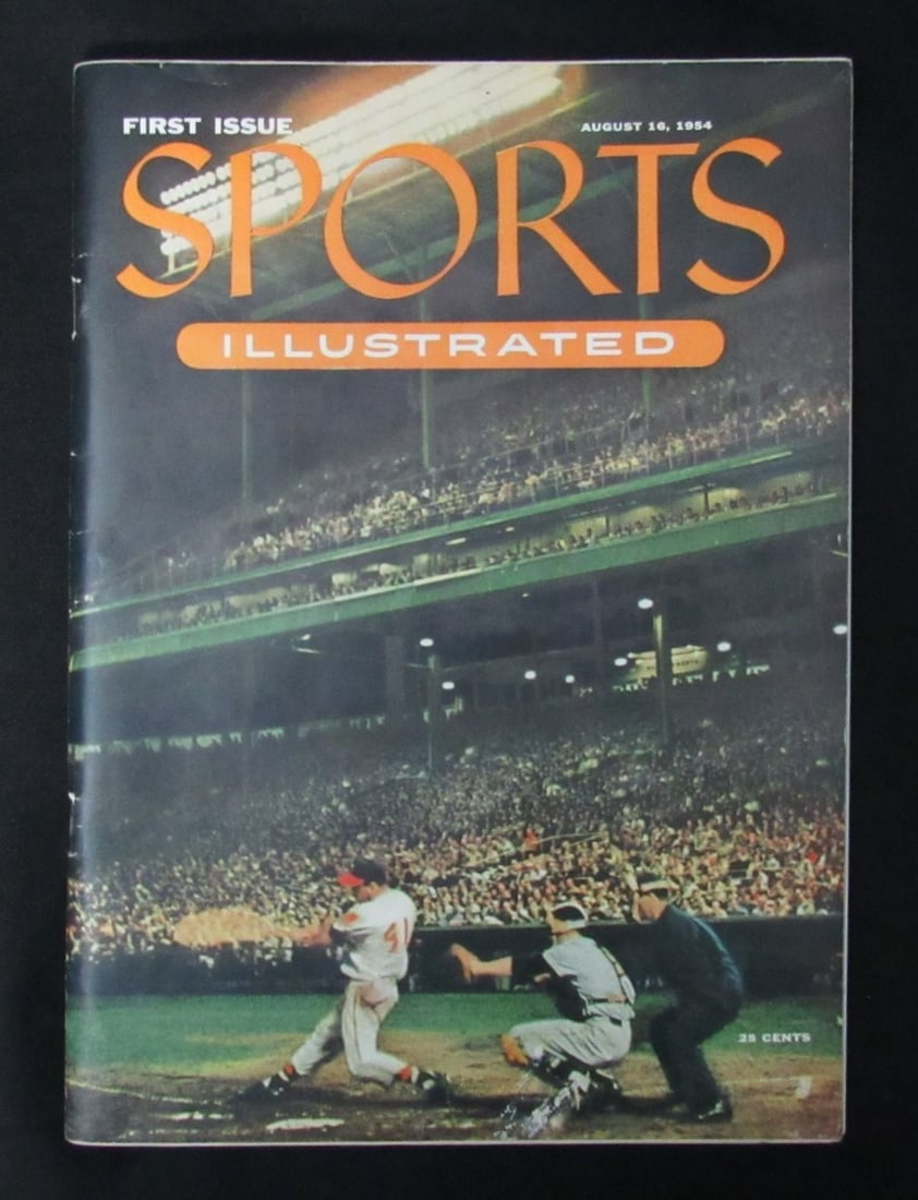 Sports Illustrated August 16 1954 First Issue Magazine with Cards: Sports Illustrated August 16 1954 First Issue Magazine with Cards Original 1954 Sports Illustrated August issue featuring baseball, complete with iconic cards, is a must-have for collectors and baseba