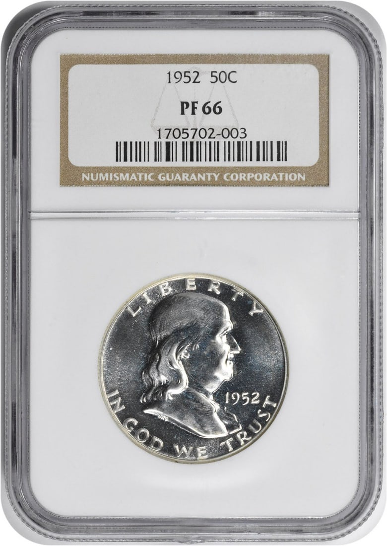 1952 Franklin Half Dollar PR66 NGC (1 of 1)