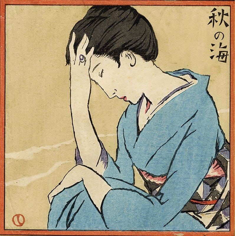 Woodblock Print Roman Taisho Art Autumn Sea Takehisa Yumeji: Woodblock Print Roman Taisho Art Autumn Sea Takehisa Yumeji Item Specifics: Artist: Takehisa Yumeji Subject: Autumn Sea Material: Paper Style: Japanese Year Of Production: 2010 Product Disclaimer: Ple