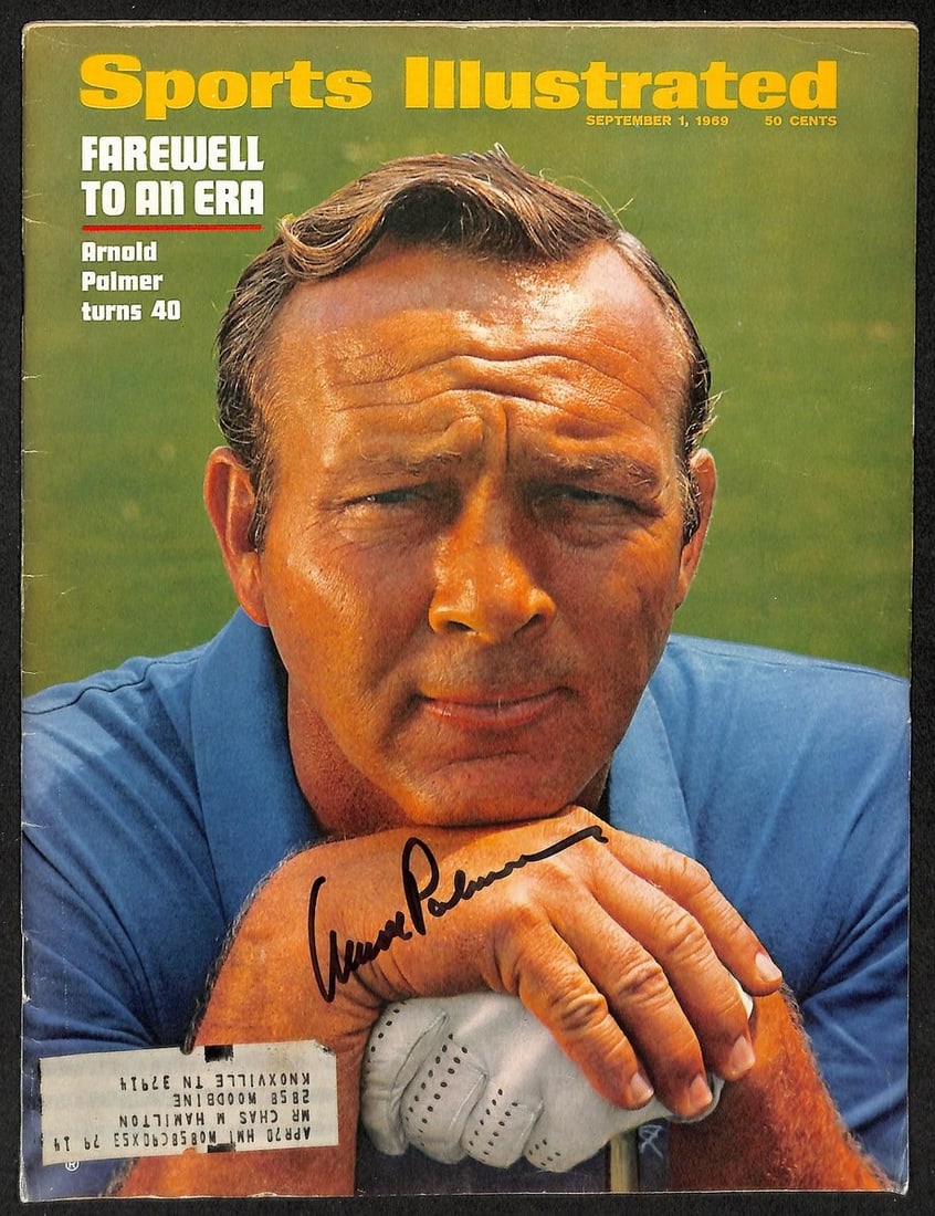 1969 Sports Illustrated Signed Autographed Arnold Palmer Golf JSA (1 of 5)