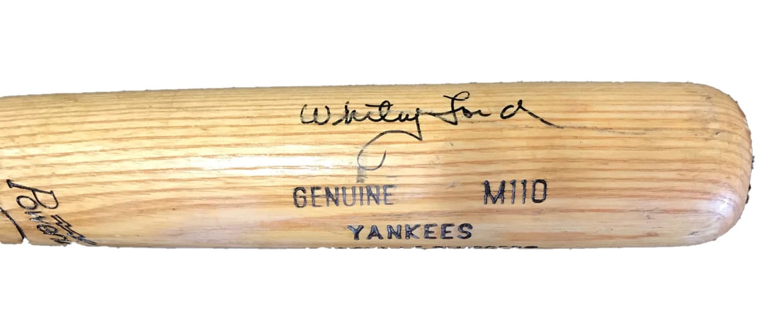 Whitey Ford Autographed Cracked Louisville Slugger Bat JSA: Whitey Ford Autographed Cracked Louisville Slugger Bat JSA Item Specifics: Brand: James Spence Authentication (JSA) Whitey Ford Autographed Cracked Louisville Slugger Bat (JSA) Signed in black
