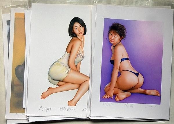 Goro Ishikawa Digital Art Prints 36pc Set Hand Signed Limited Edition: Goro Ishikawa Digital Art Prints 36pc Set Hand Signed Limited Edition Item Specifics: Artist: Goro Ishikawa Subject: Women Actresses Portraiture Material: Paper Style: Japanese Size: 30 x 42 cm