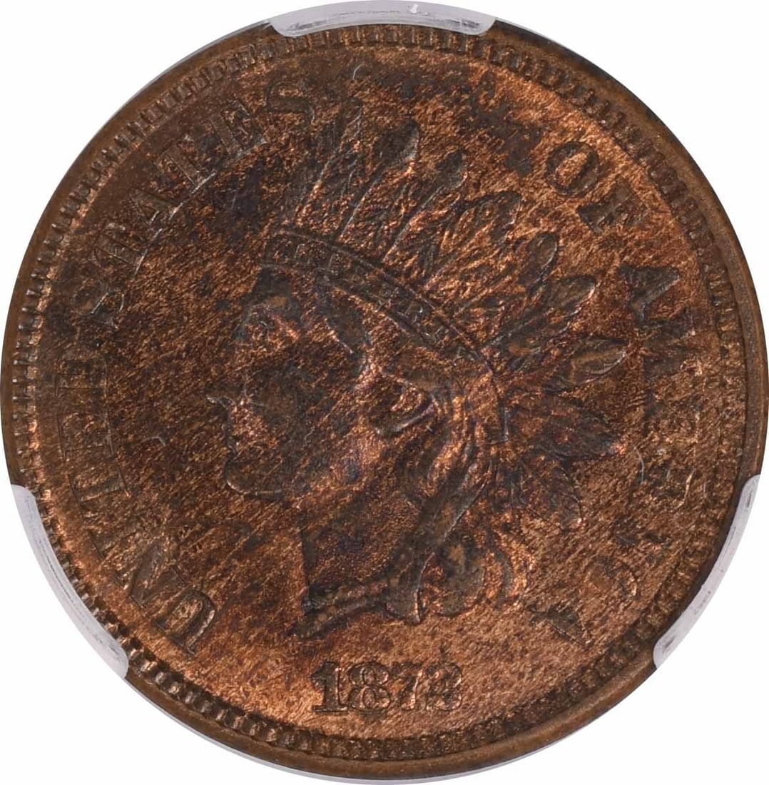 INDIAN CENT MS63RB CACG - 2