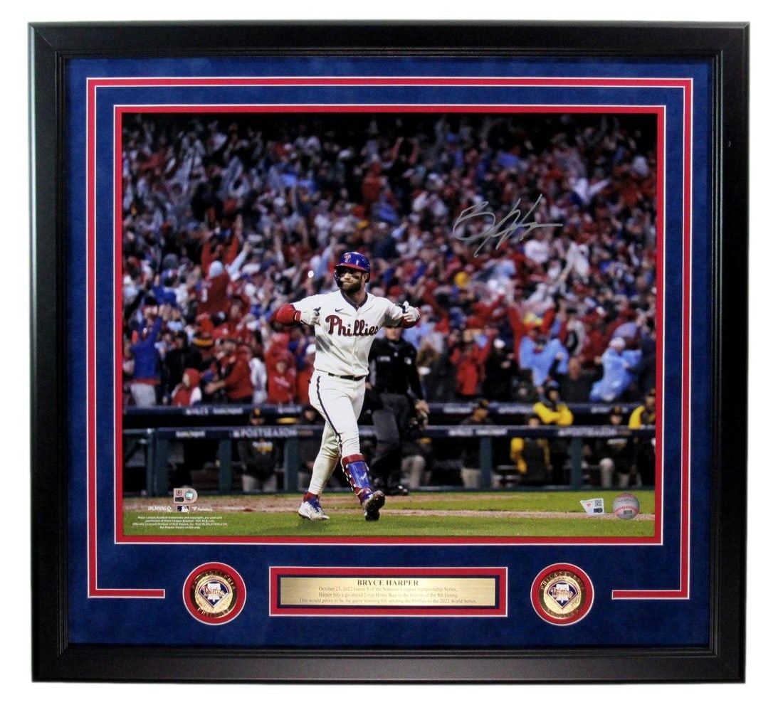 Signed 194059 Photo Framed Fanatics 16x20 Autographed Phillies: Signed 194059 Photo Framed Fanatics 16x20 Autographed Phillies Item Specifics: Autograph Authentication: Fanatics Authentic Original/Reprint: Original Product: Photo Signed: Yes Sport: Baseball Team: