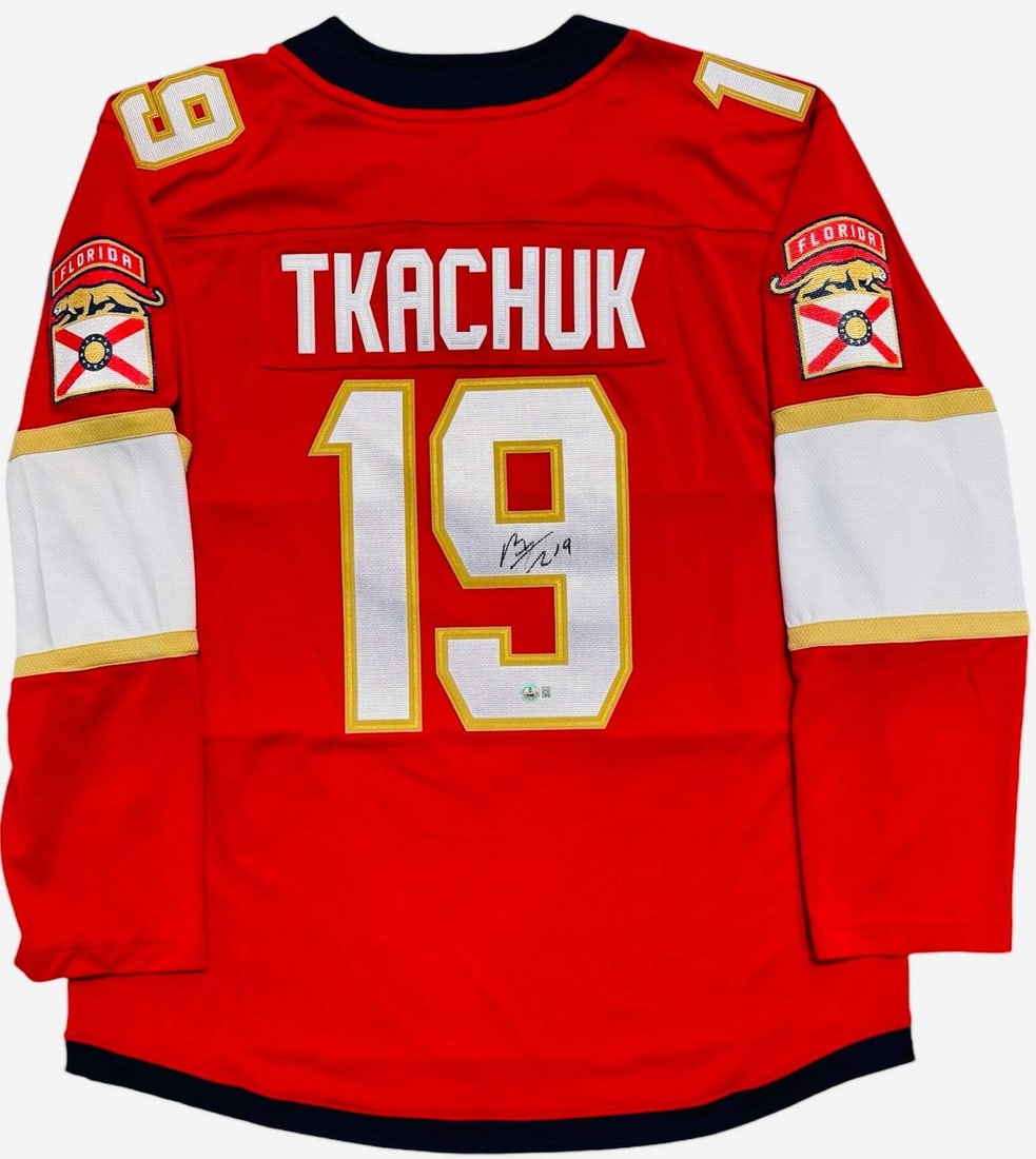 Matthew Tkachuk Panthers Authentic Autographed Breakaway Jersey (1 of 3)
