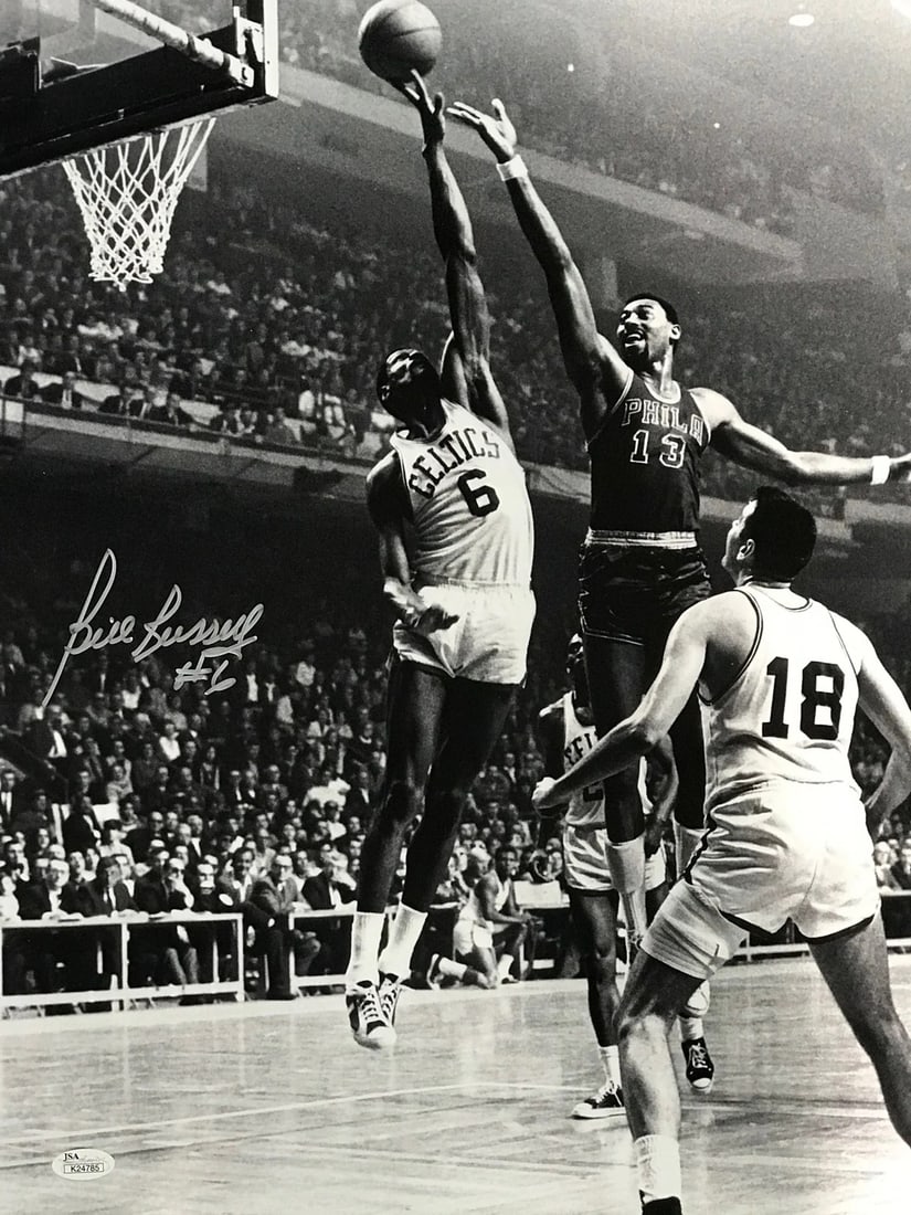 Autographed photo by Bill Russell Chamberlain 16x20 (1 of 1)