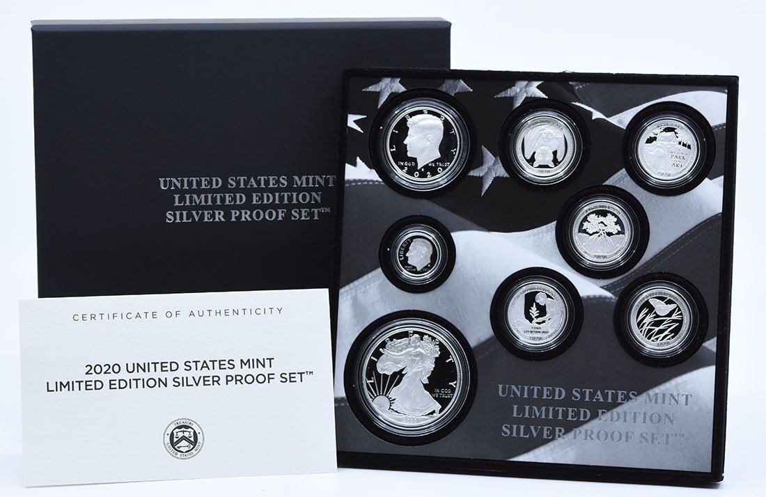 Limited Edition Silver Proof Set in Original Government: Limited Edition Silver Proof Set in Original Government The 2020 Limited Edition Silver Proof Set in Original Government is a stunning collection of coins, each bearing the hallmark of the U.S. Mint's