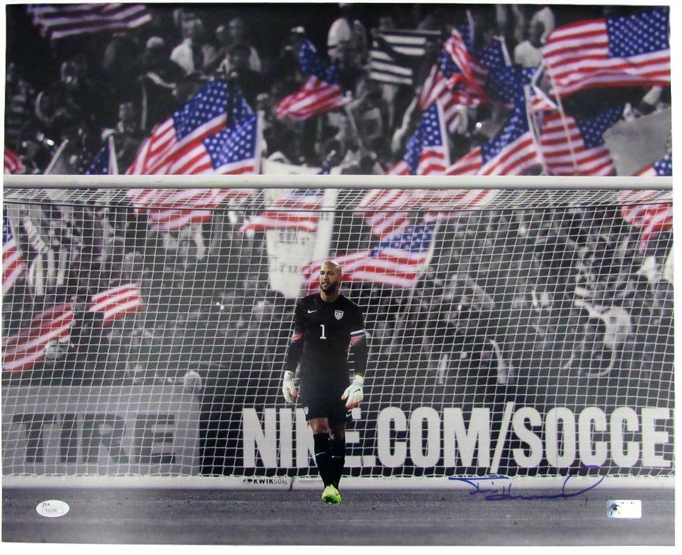 Men's Soccer U.S. Team Photo Howard Autographed 16x20 JSA: Men's Soccer U.S. Team Photo Howard Autographed 16x20 JSA Item Specifics: Sport: Soccer Product: Photo Original/Reprint: Original Autograph Authentication: JSA Team: U.S. Men's Soccer Team League: Soc