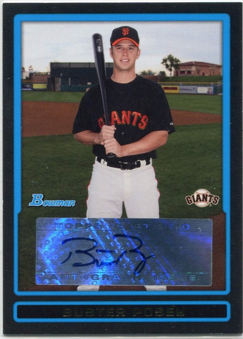 Buster Posey 2009 Bowman Prospects Autographed RC #BPA-BP (1 of 2)