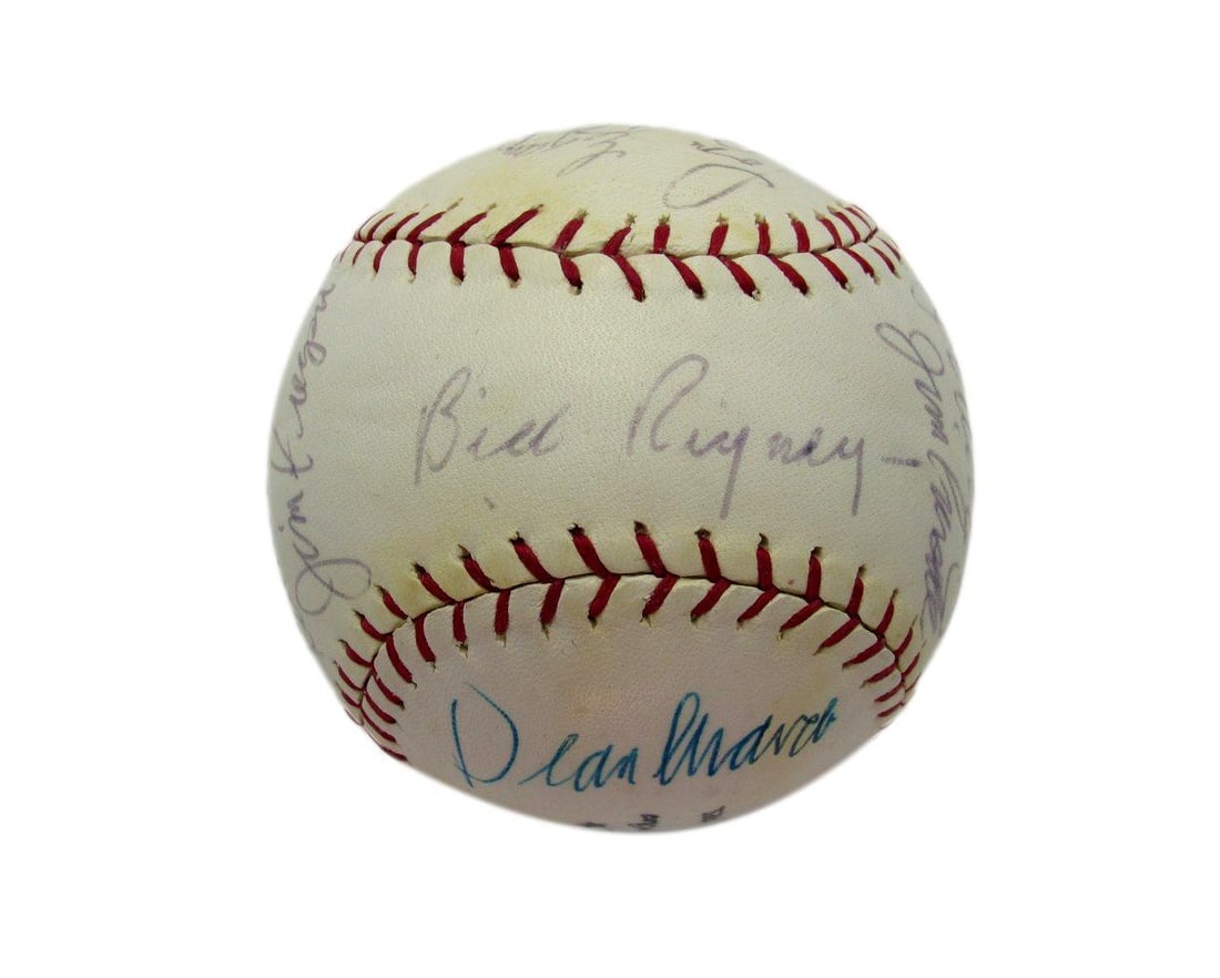 1965 Los Angeles Angels Team Signed Baseball (15) Dean Chance Jim Fregosi 193604 (1 of 6)