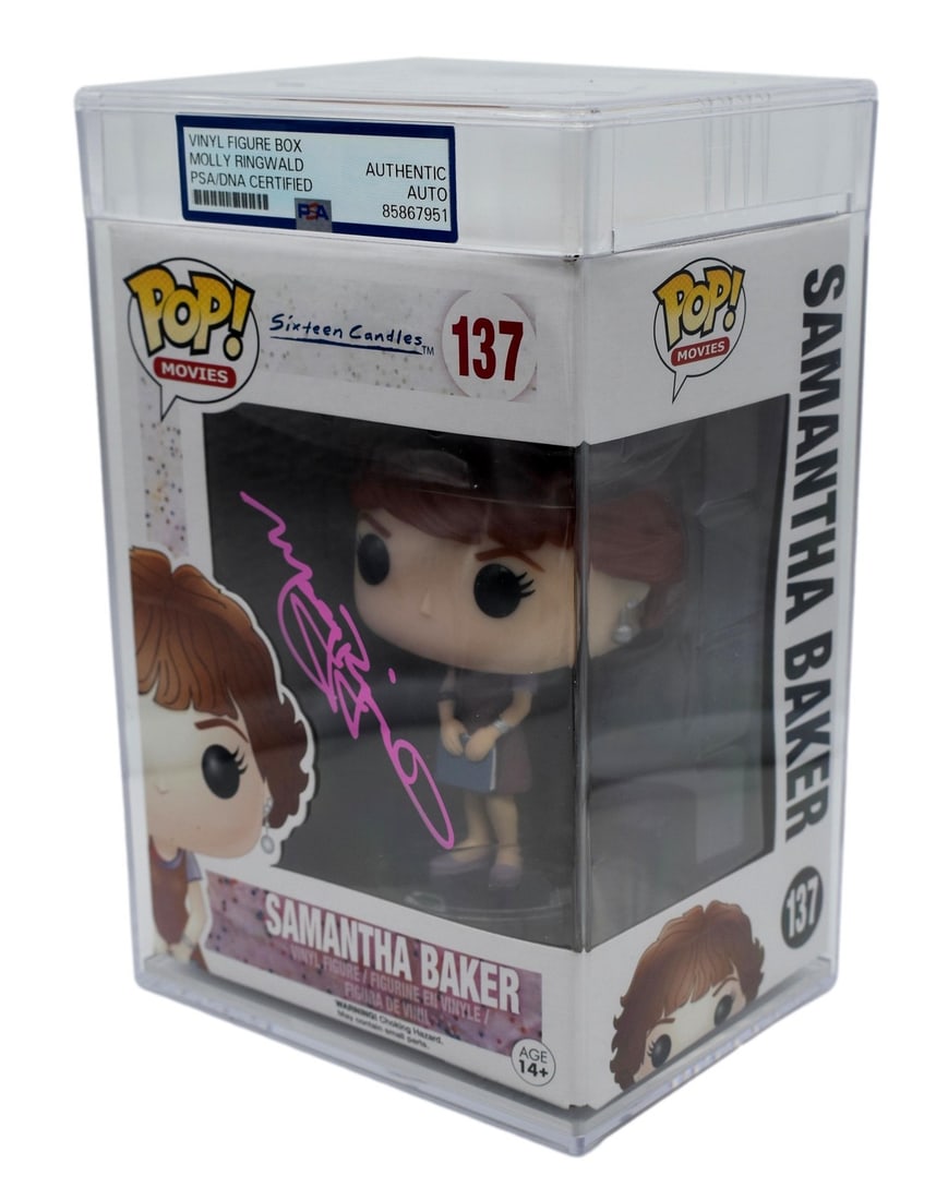 Molly Ringwald Signed/ Auto Funko Pop #137 Sixteen Candles Encapsulated PSA/ DNA (1 of 4)
