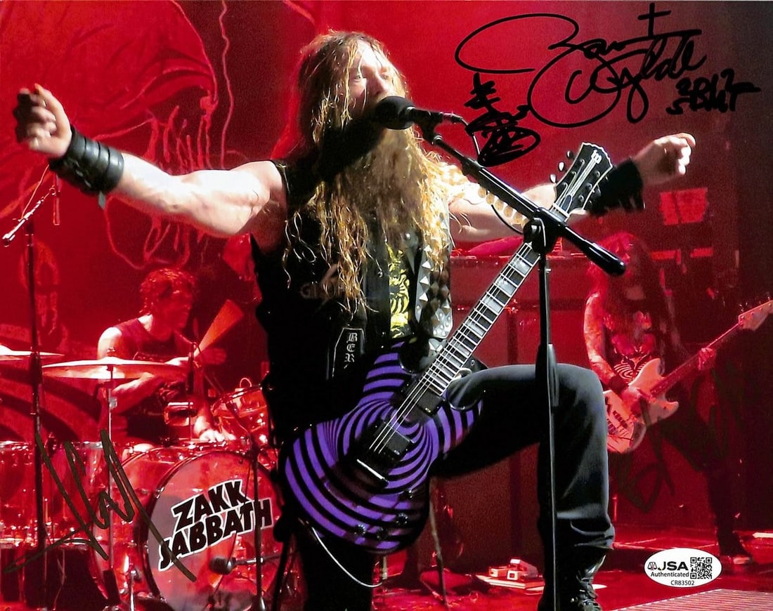 Zakk Wylde Autographed/ Signed 8x10 Photo Ozzy JSA 211702: Zakk Wylde Autographed/ Signed 8x10 Photo Ozzy JSA 211702 Item Specifics: Autograph Authentication: James Spence (JSA) Object Type: Photo Original/Reproduction: Original Original/Reprint: Original Pro