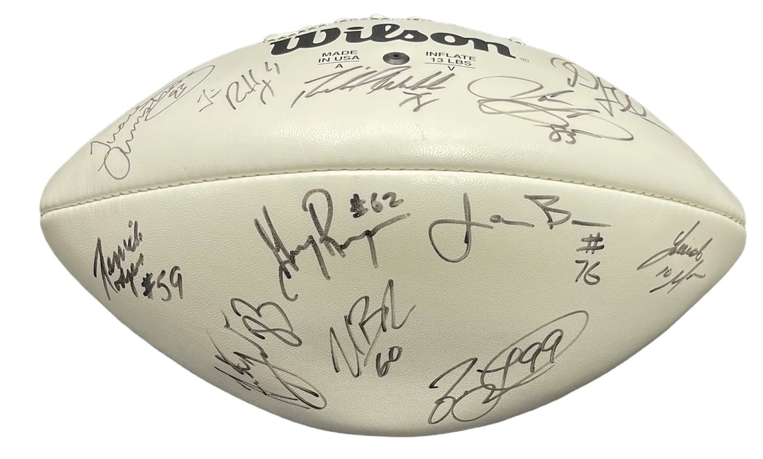 Dolphins Autographed White Panel Football (JSA): Dolphins Autographed White Panel Football (JSA) Item Specifics: Brand: James Spence Authentication (JSA) Dolphins Autographed White Panel Football Ball is signed in black sharpie across the front of t