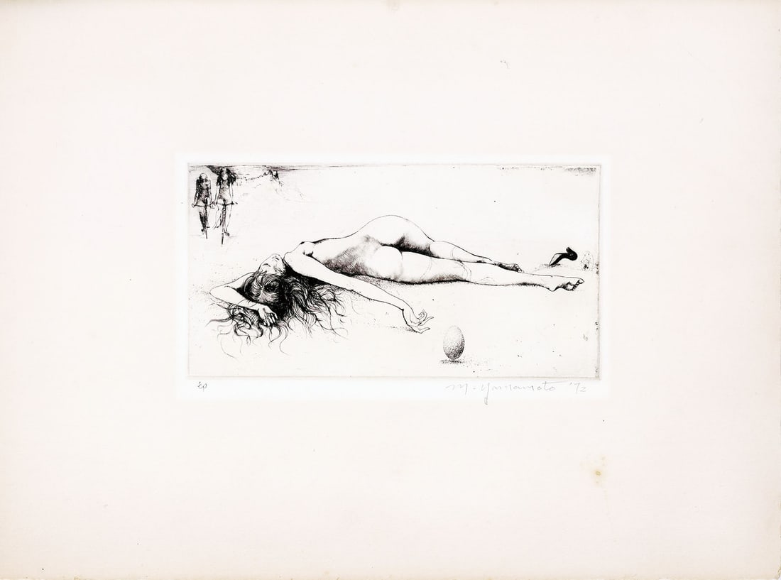 Surrealist Art Signed Copperplate Print Japan Etching Mutsumi Yamamoto 1972: Surrealist Art Signed Copperplate Print Japan Etching Mutsumi Yamamoto 1972 Item Specifics: Artist: Mutsumi Yamamoto Subject: Surrealism Material: Paper Style: Japanese Product Disclaimer: Please revi