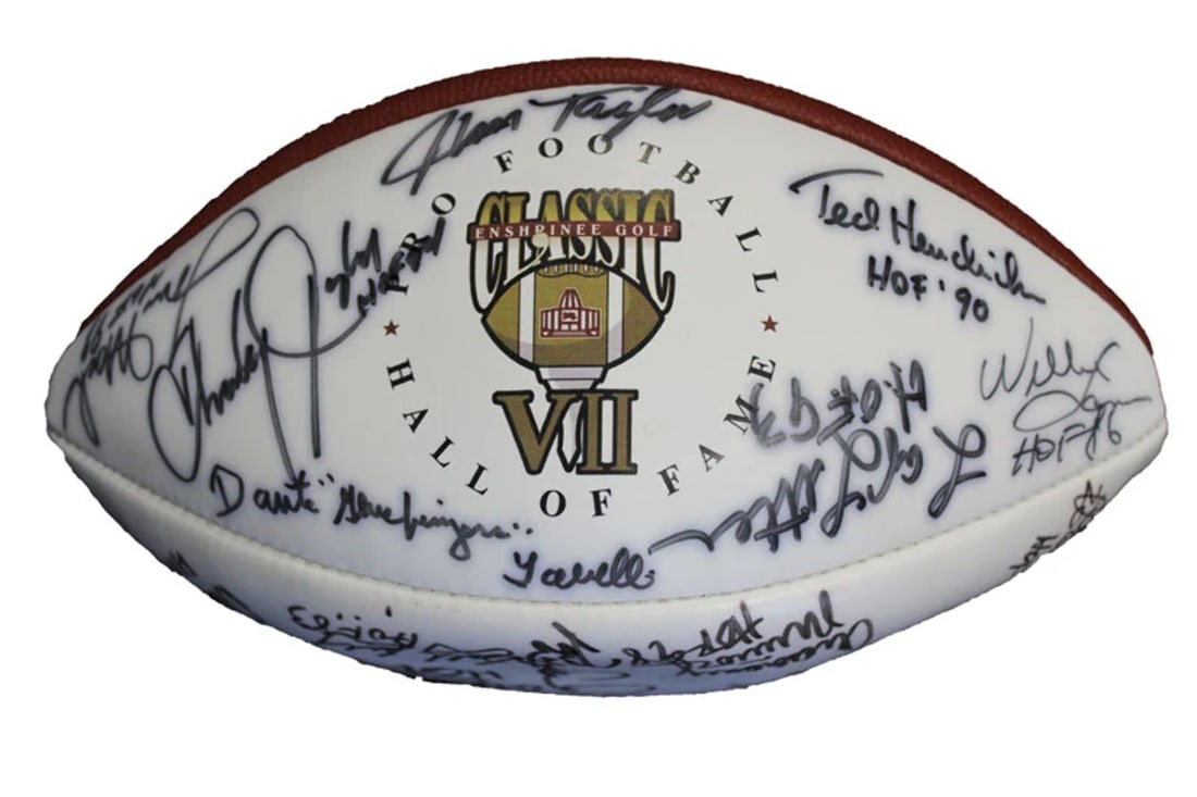 Football Hall of Fame Golf Classic VII Autographed (1 of 3)