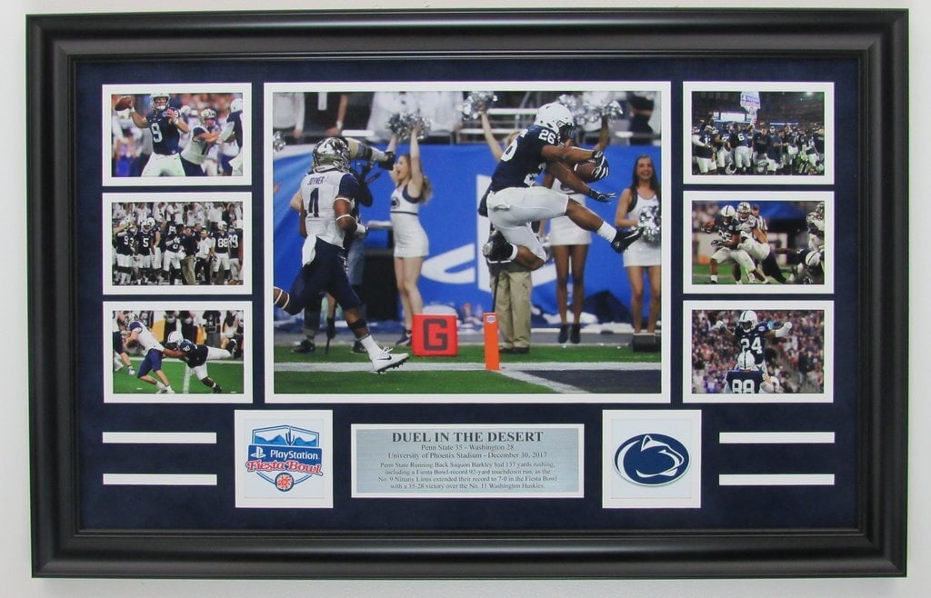 Framed Collage Duel Penn State 2017 Fiesta Bowl Win (1 of 2)